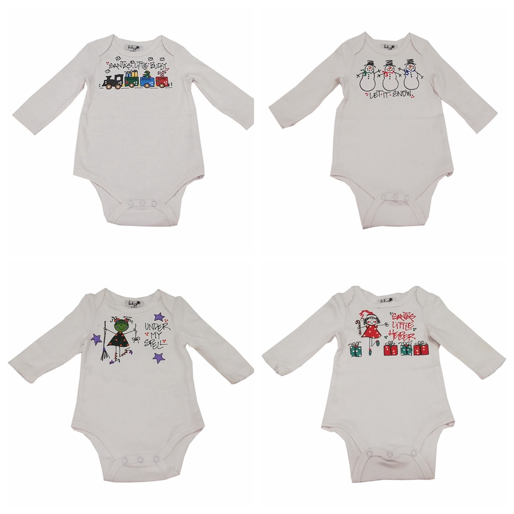 Sanlutoz Bộ Quần Yếm Cotton Tay Dài Dễ Thương Cho Trẻ Sơ Sinh