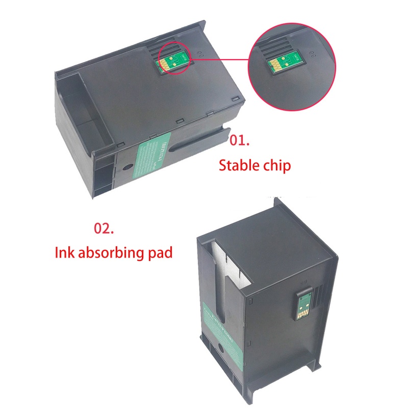 Hộp Đựng Mực In T6711 PXMB3 forEpson L1455 WF7110 WF7610 WF-7111