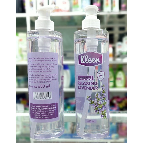 Gel rửa tay khô Diệt khuẩn Kleen không dùng nước 500ml