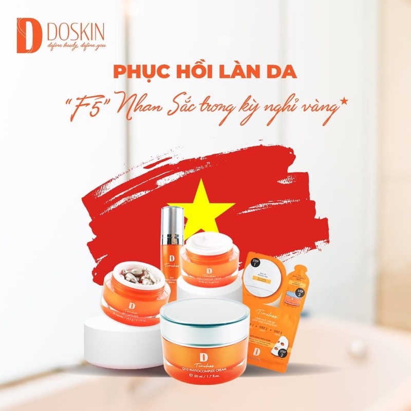 Bộ Sản Phẩm Chăm Da Toàn Diện Doskin Mỹ Phẩm Đức
