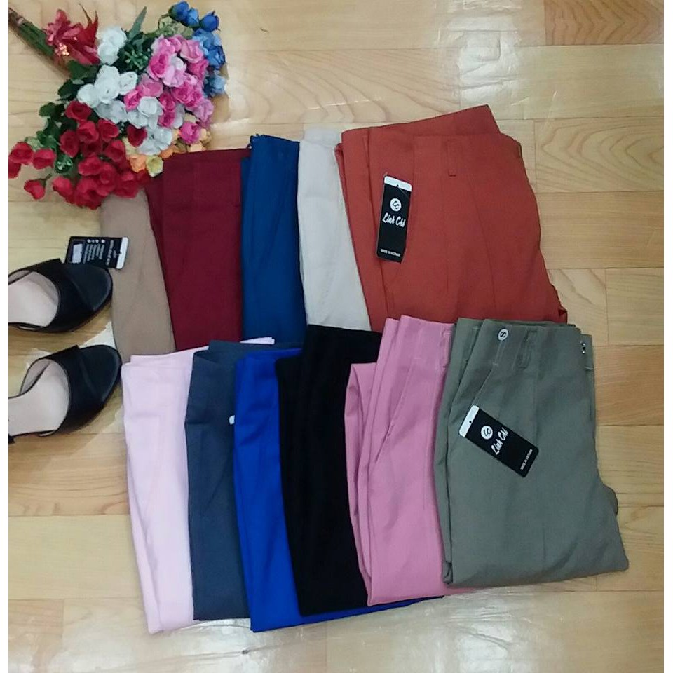 Quần tây âu công sở nữ cao cấp Linh chi vải bao đẹp form cực chuẩn