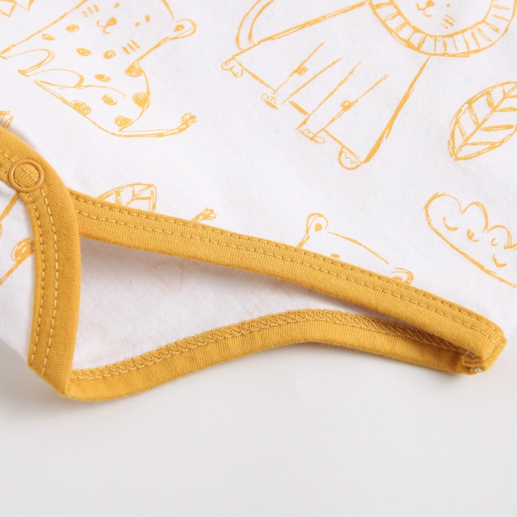 Áo liền quần Sanlutoz họa tiết phim hoạt hình con vật mùa hè cho trẻ em