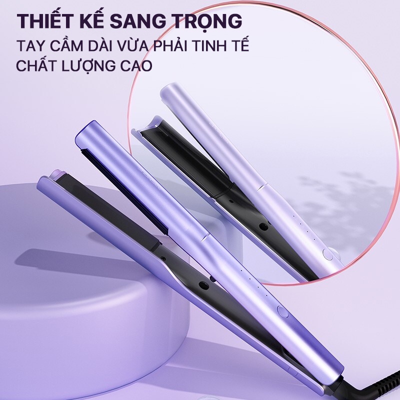 Máy làm tóc duỗi tóc, kẹp thẳng, ép tóc, uốn cúp làm tóc xoăn lọn đa năng Xiaomi  SHOWSEE -  tạo kiểu tóc