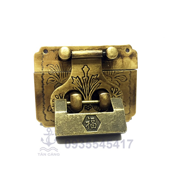Khóa hộp 16 + Ổ khóa Cổ điển – KT: 6.5cm - A061016