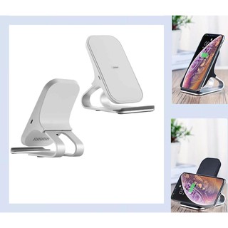 Đế sạc không giây 10W kiêm giá đỡ điện thoại Remax RP-W12 Aluminum Alloy