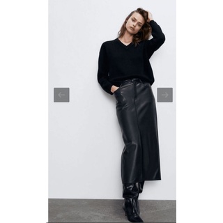 Chân váy Da Zara Authentic sz Xs