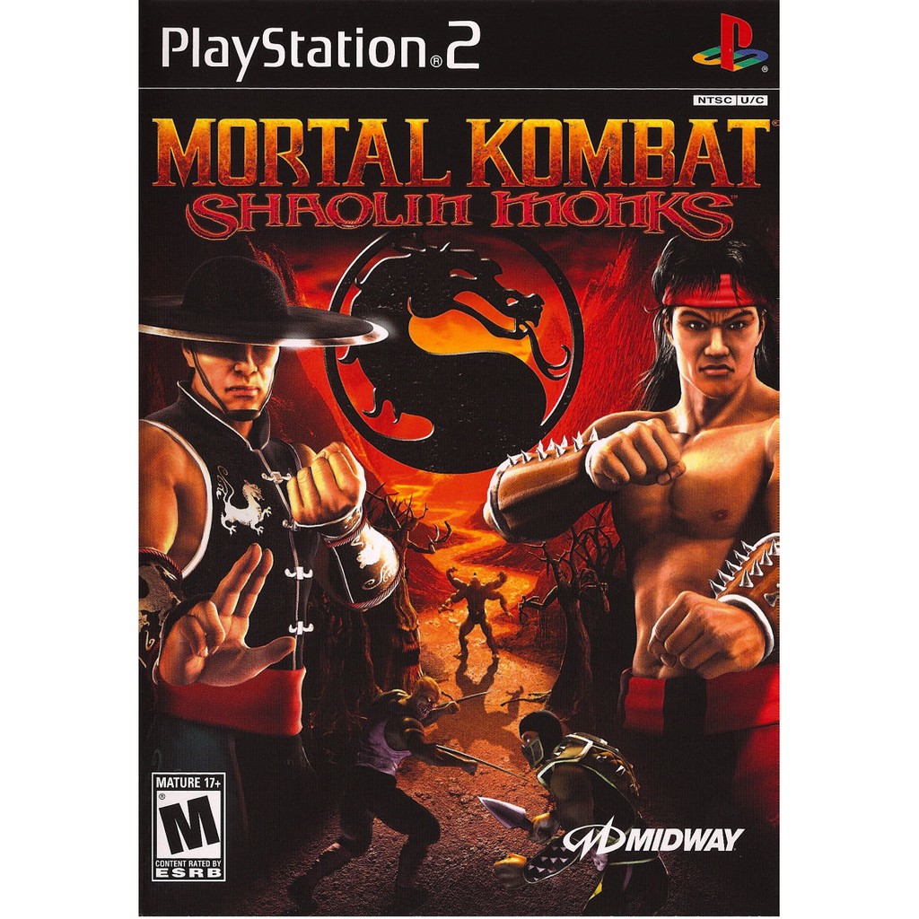 Bộ Đĩa Dvd Ps2 Mortal Kombat Shaolin