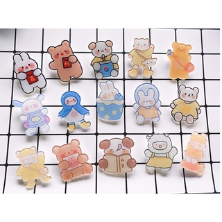 Huy hiệu ghim cài áo, balo, túi xách toru_slime