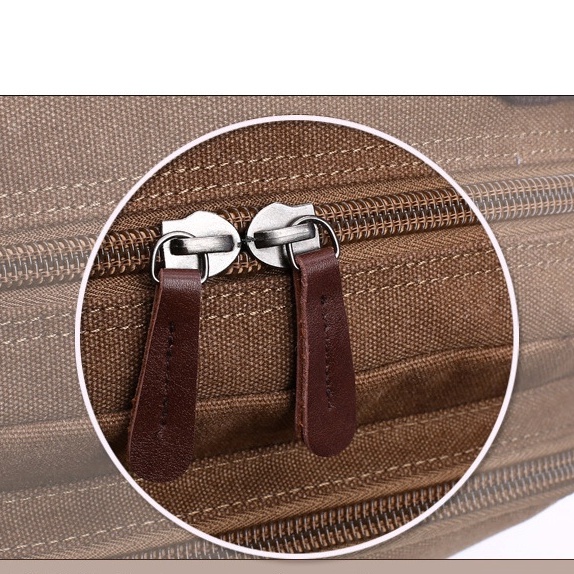 Balo nam vải canvas cao cấp phong cách mới 15,6 inch