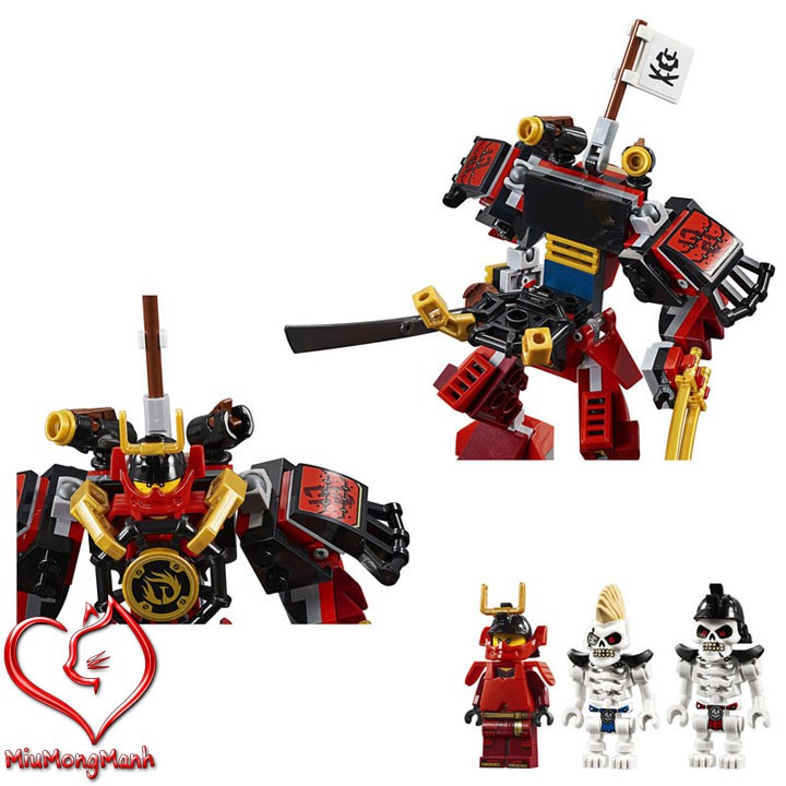 Robot Samurai 160 Chi Tiết Ninjago Đồ Chơi Lắp Ráp Xếp Hình Lego Bela