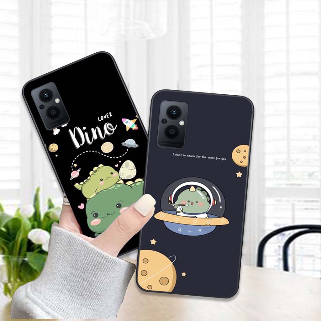Ốp lưng điện thoại reno 7 4g / reno 7 5g / reno 7z 5g in hình khủng long siêu cute, đáng yêu
