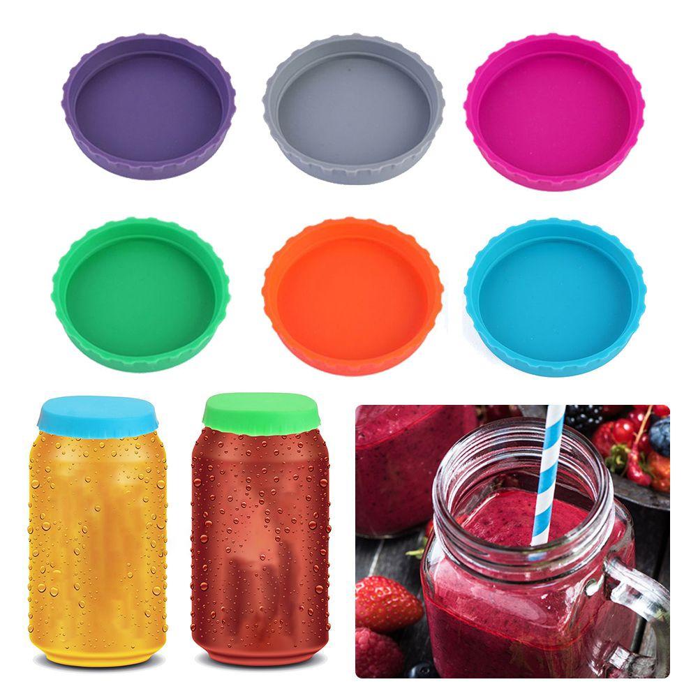 Bộ 6 Nắp Silicone Đậy Lon Nước Ngọt Tiện Lợi