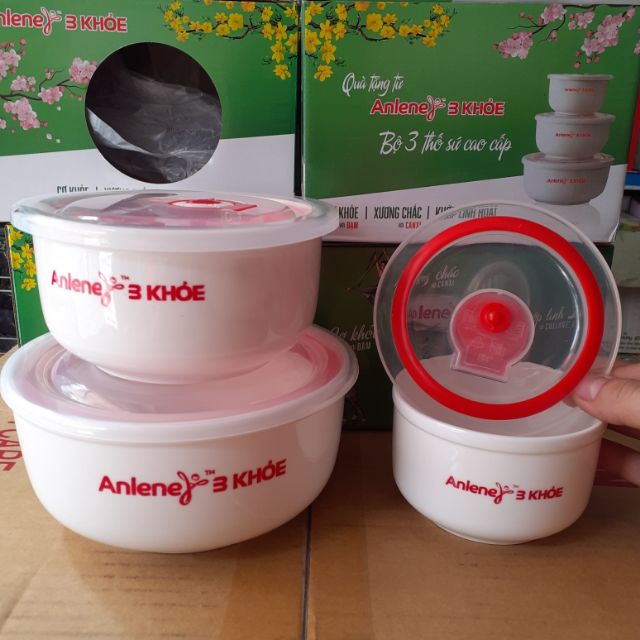 Bộ thố sứ Anlene