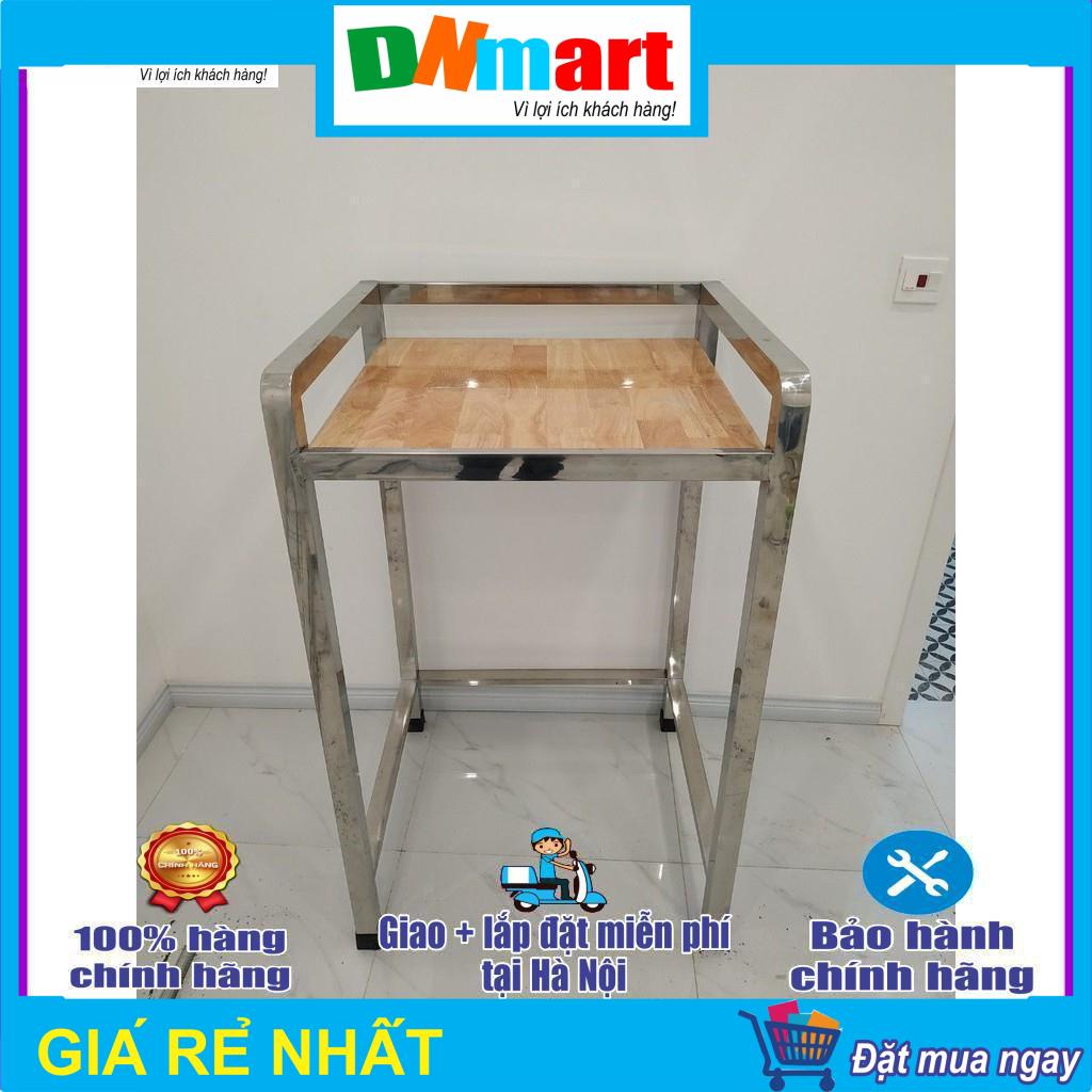 Kệ để máy giặt sấy Inox 304  hộp 400x400