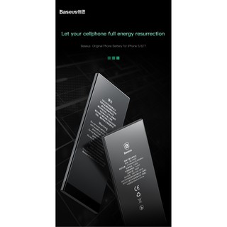 Pin iPhone 6/6S & 6/6S Plus hãng Baseus theo dung lượng tiêu chuẩn của Apple.