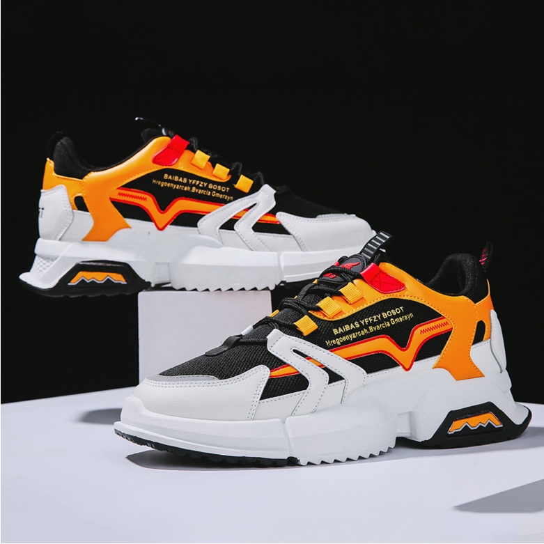 Giày Sneaker Nam thể thao màu trắng cổ cao cho học sinh phong cách Hàn Quốc TAKUTA mã SPV