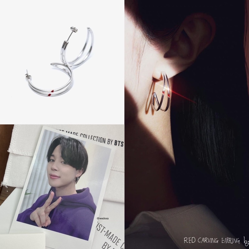 Khuyên tai merch by Jimin unf