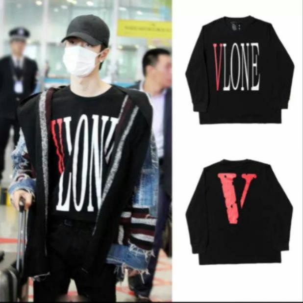 SALE- Áo Vương Nhất Bác - áo sweater VLone Của Vương Nhất Bác - mâu HOT