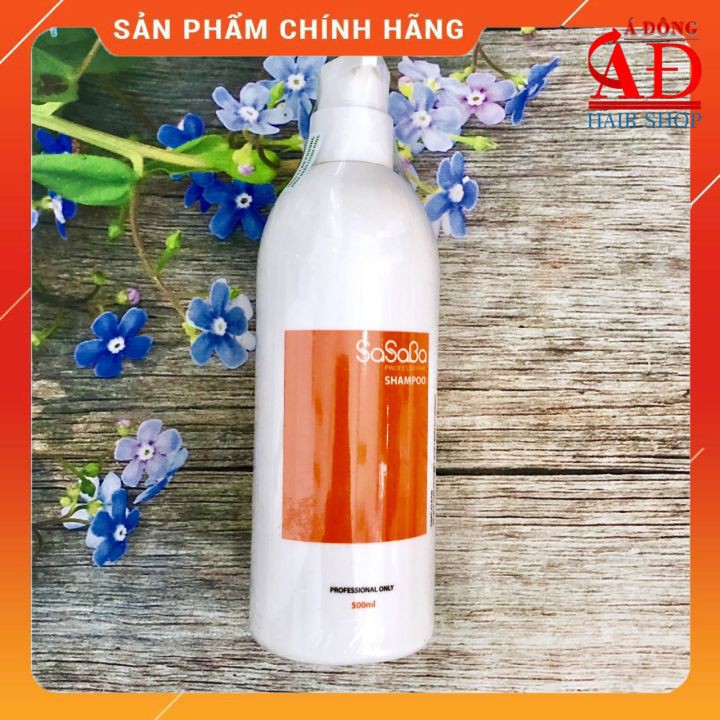 [Siêu rẻ] Dầu gội Sasaba cho tóc khô hư tổn (chai tròn) 500ml