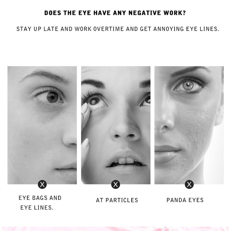 Mặt nạ mắt BIOAQUA chiết xuất hoa anh đào nonapeptide collagen dưỡng ẩm loại bỏ quầng thâm bọng mắt và nếp nhăn 7.5g | BigBuy360 - bigbuy360.vn