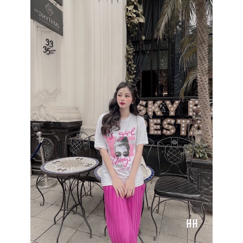 BỘ NỮ ÁO PHÔNG KÈM CHÂN VÁY XẾP LI | BigBuy360 - bigbuy360.vn