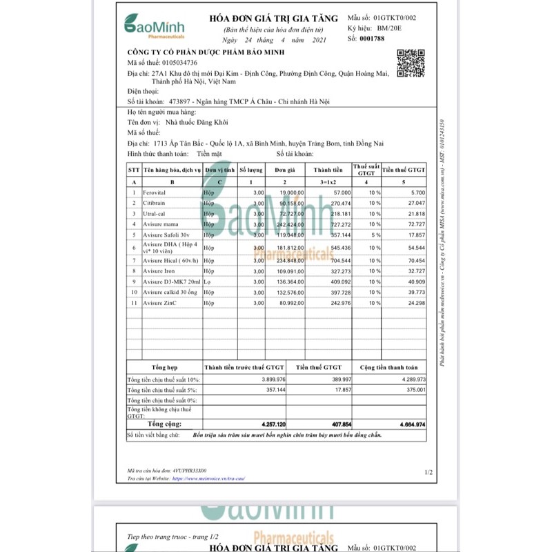 AVISURE MAMA- CHĂM SÓC SỨC KHOẺ TOÀN DIỆN
