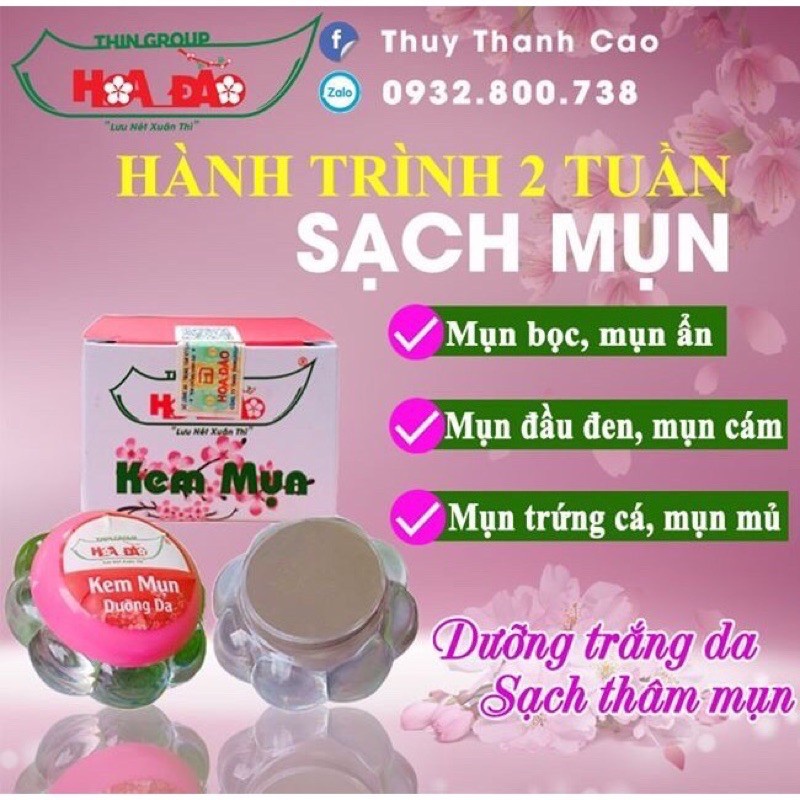 Kem mụn hoa đào Thingroup chính hãng-ZINI STORE