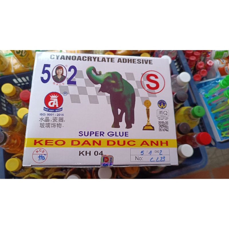 Keo dán sắt , keo con voi , keo 502 [ chính hãng DUC ANH ]