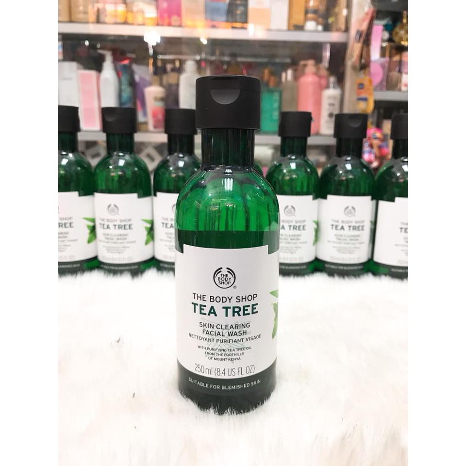 (250ml) Gel rửa mặt Tea Tree Skin Clearing Facial Wash The Body Shop