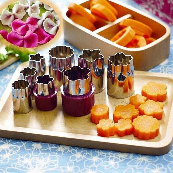 [Hot]-[ Siêu Khuyến Mại] Bộ Tỉa Hoa Cà Rốt 8 Món