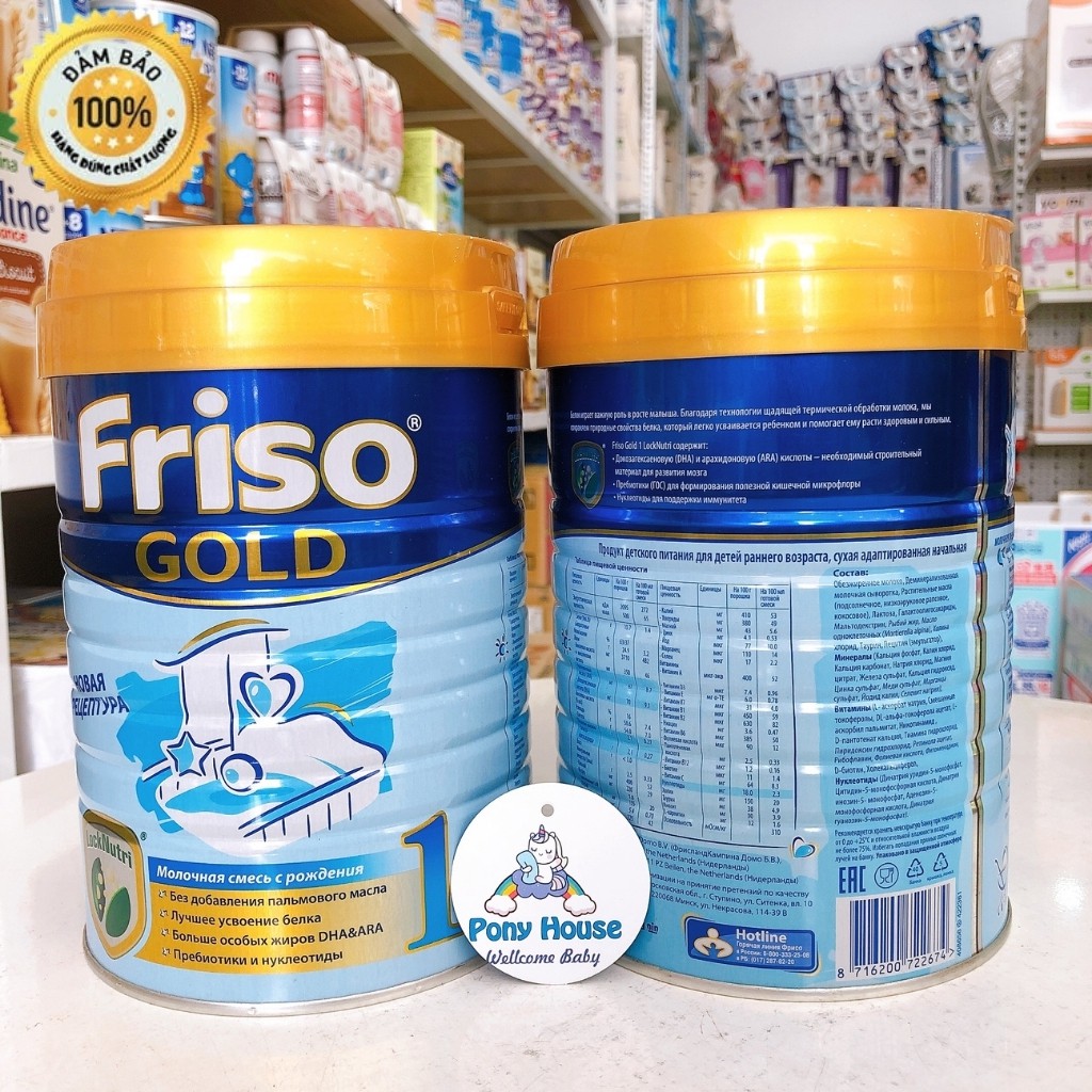 Sữa Friso Gold Nga Số 1 2 3, Lon 800g Cho Bé Chất Lượng Đảm Bảo