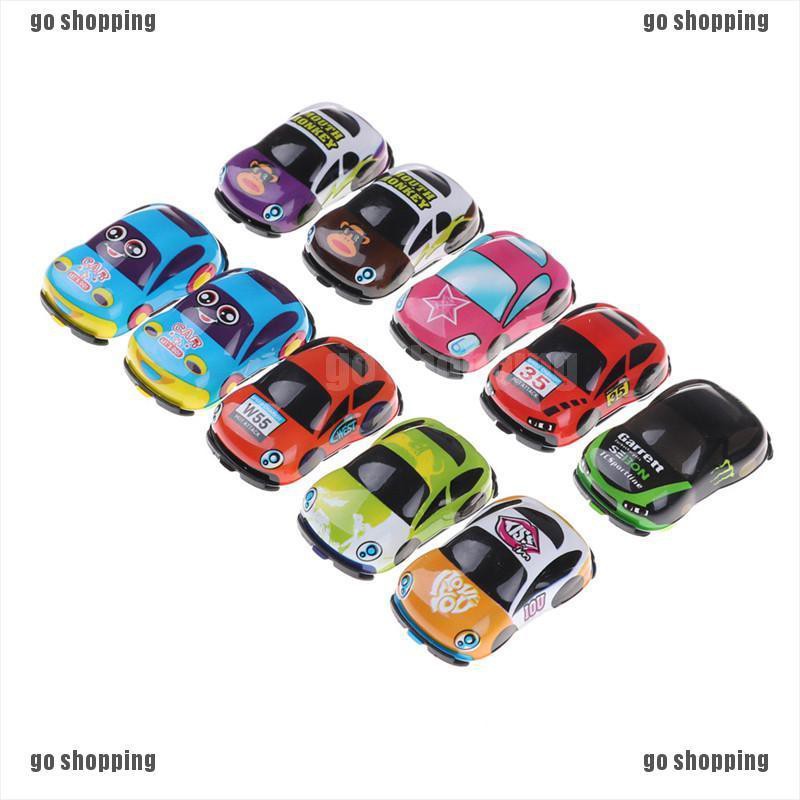 {go shopping}2pcs Baby Toys Cute Plastic Pull Back Cars Mini Car Model Funny Toys for Boys