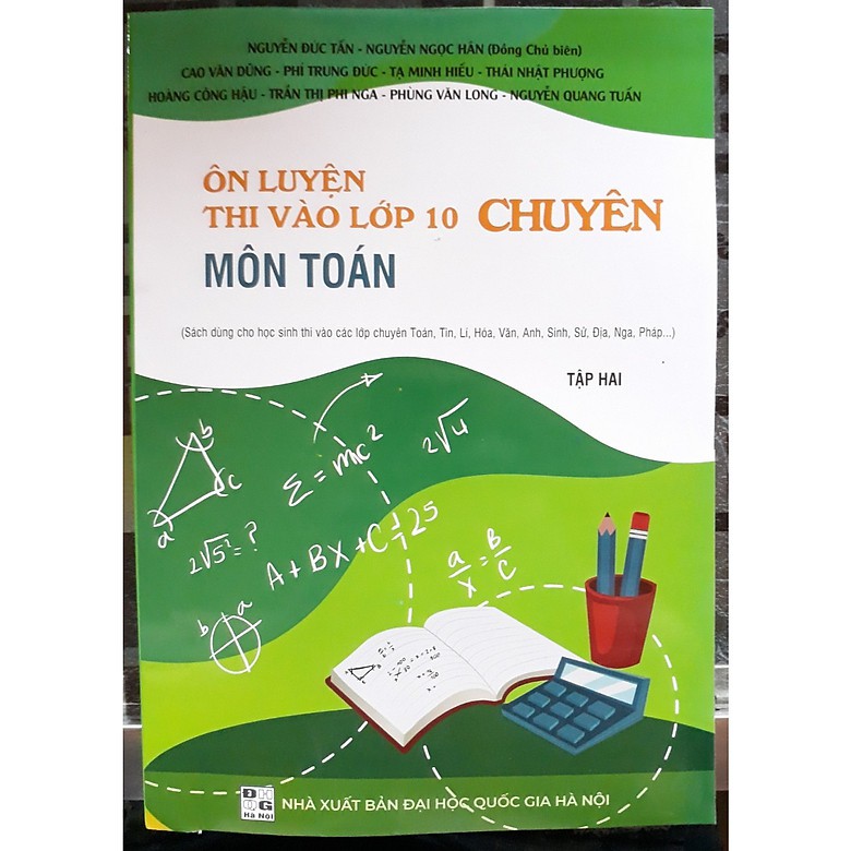 Sách Ôn luyện thi vào lớp 10 chuyên môn toán tập 2