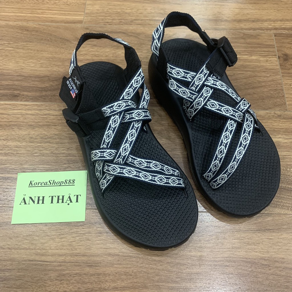 Giày Sandal Nam Dép Xăng Đan Chaco Nam Dép Chaco Quai Kép Mã D151