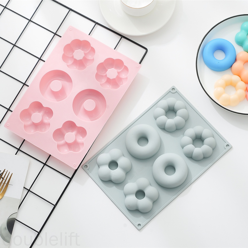Khuôn Silicone Làm Bánh Tạo Hình Bông Hoa Độc Đáo Tiện Dụng