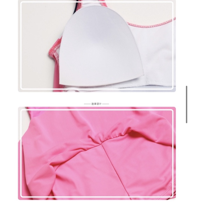 [SIZE ĐẠI] Bộ đồ bơi bikini liền mảnh quần váy đùi không tay dành cho bé gái lớn