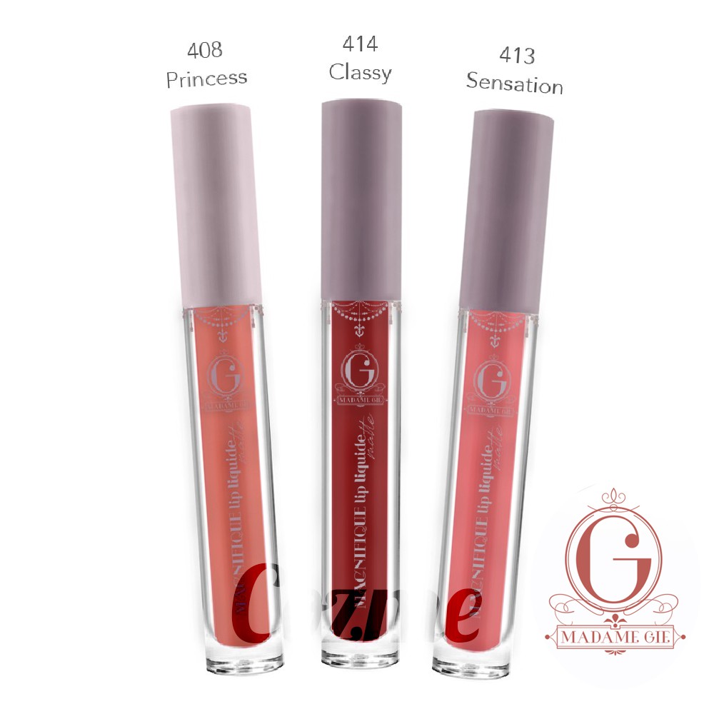 (hàng Mới Về) Son Kem Lì Madame Gie Magnifique Màu Sắc Thời Trang Mờ / Matte