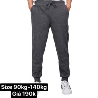 Quần jogger thun nỉ nam big size
