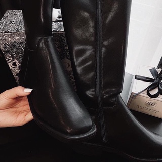 [Mã FATPBAU2 giảm 40K đơn 150K] Boot cổ cao H..M - Quế Chi Boutique