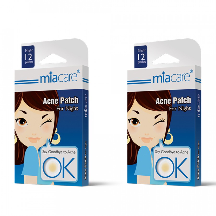 Hộp miếng dán mụn Miacare ban đêm 12 miếng | BigBuy360 - bigbuy360.vn