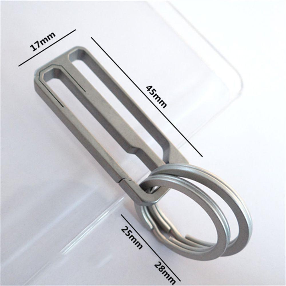 Móc Khóa Xe Hơi Bằng Titan TC4 Chống Thất Lạc Tiện Dụng