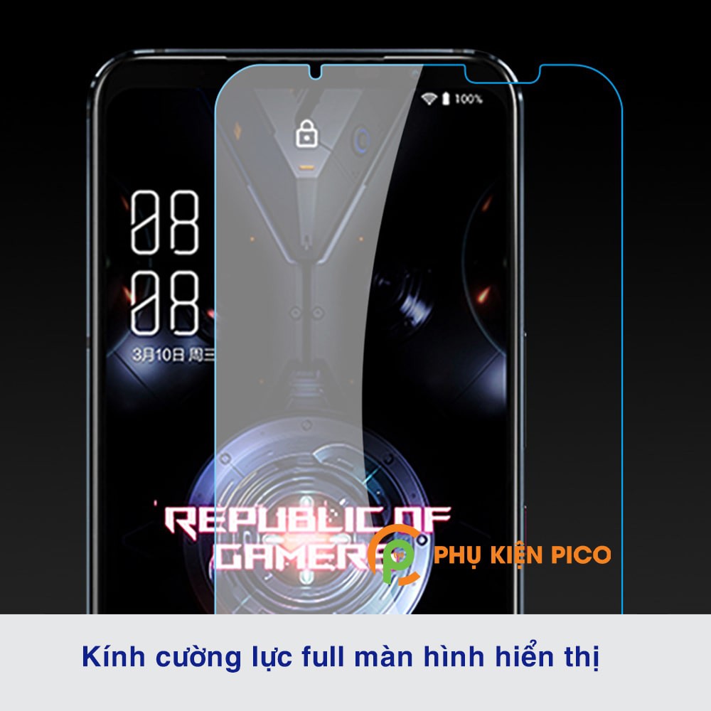 Cường lực Rog Phone 5 full màn hình chính hãng Nillkin Amazing H+ Pro - Dán màn hình RogPhone 5