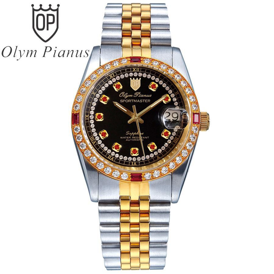 Đồng hồ nam dây kim loại Olym Pianus OP89322 OP89322ADMSK D-HD