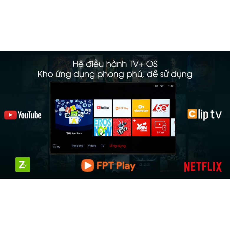 Smart Tivi TCL 4K 55 inch L55P65