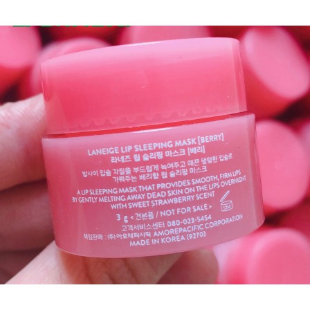 Mặt nạ ngủ môi laneige 3g mini size | BigBuy360 - bigbuy360.vn