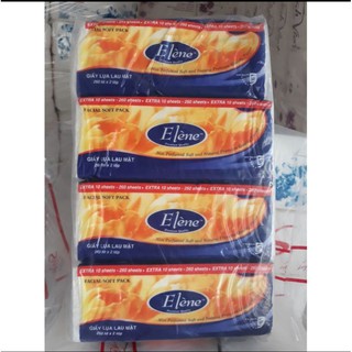 KHĂN GIẤY RÚT LỤA ELENE 260 TỜ