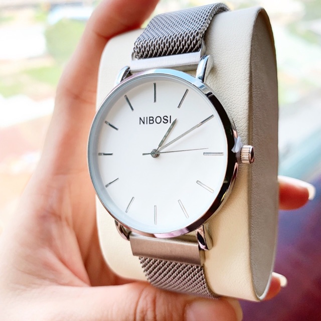ĐỒNG HỒ ĐÔI NIBOSI DÂY NAM CHÂM DÀNH CHO CÁC CẶP ĐÔI YÊU NHAU