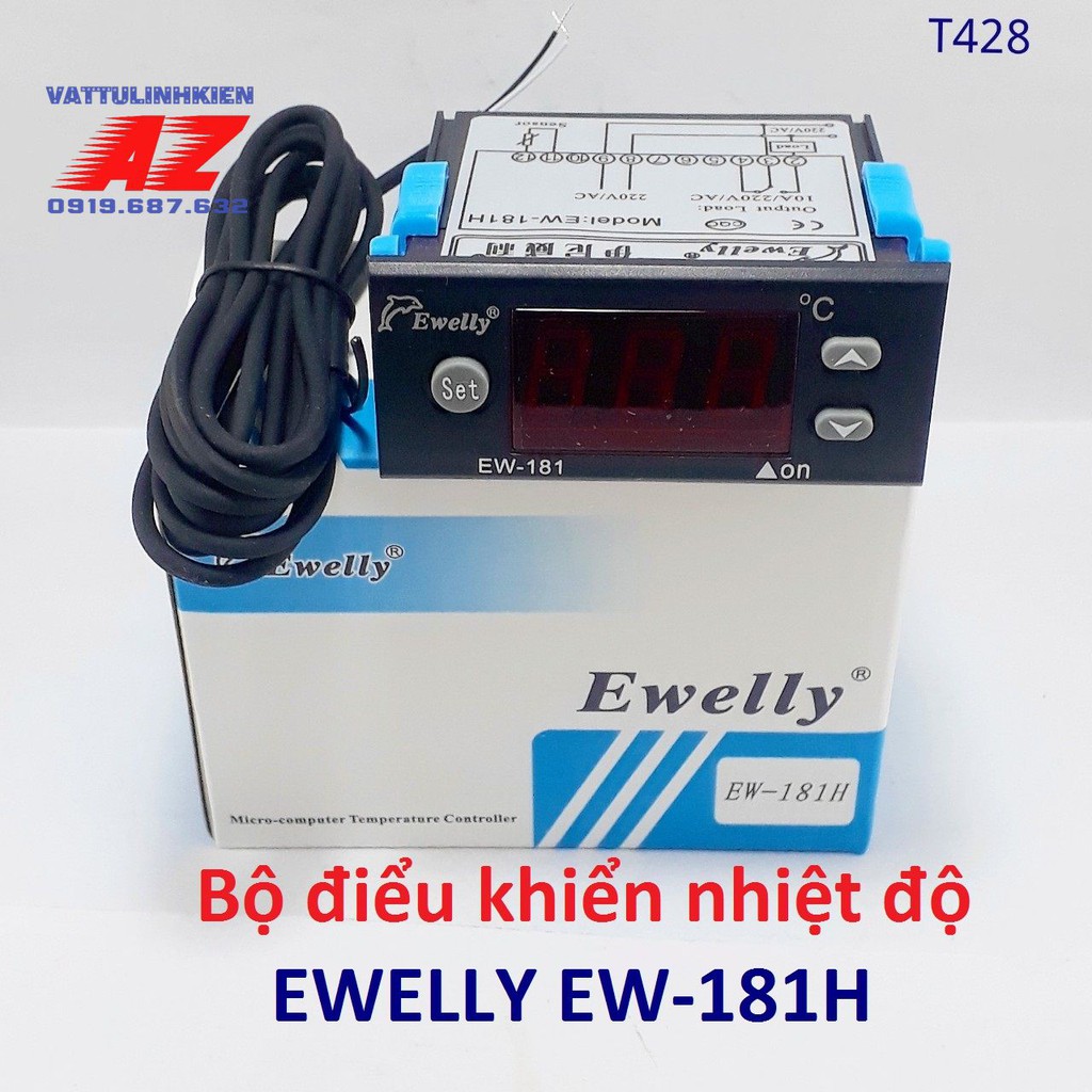 Bộ điểu khiển nhiệt độ kho lạnh EWELLY EW-181H