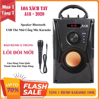 Mua Loa hát karaoke có mic - Loa Công Suất Lớn - Loa A300 Hozito Cao Cấp Omono 2020 Đi kèm Loa Hat Karaoke Bluetooth Kẹo Kéo