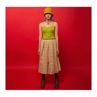 Váy caro nude tartan - caro skirt / nude - tiết kiệm 𝟔𝟗𝐤 khi mua combo 3 sản phẩm !!